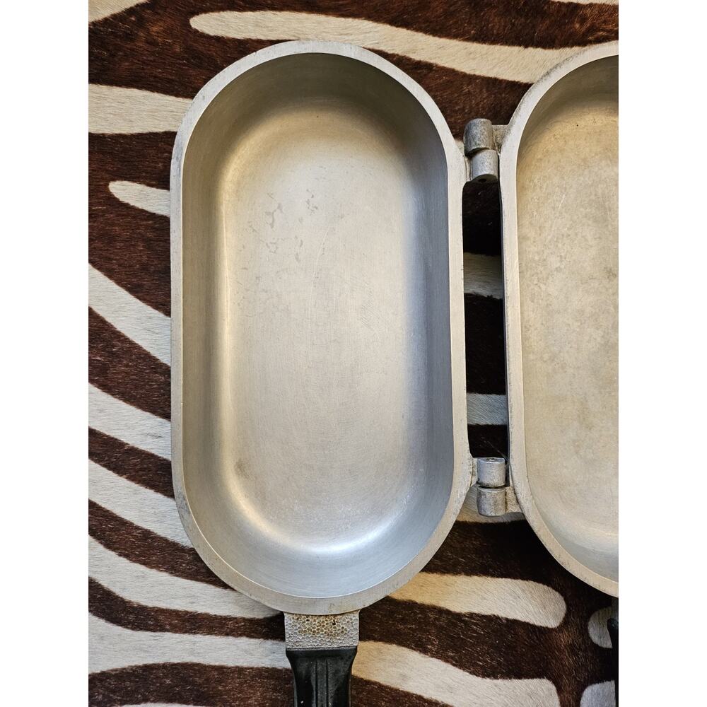 Vintage Guardian Service Ware Double Sided Fish Omelet Fry Flip Pan Skillet USA - Picture 6 of 10
